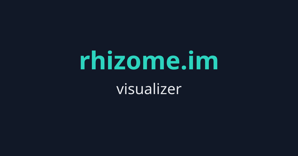 rhizome.im monument